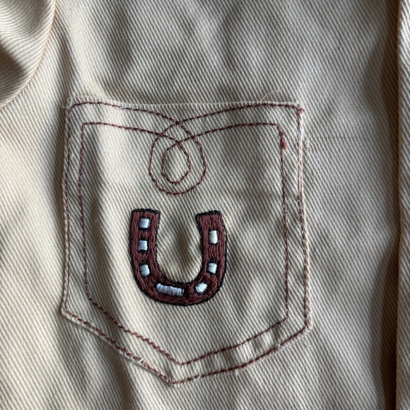 Vintage Kid’s 70's Cowboy Western Jacket &  Bandana Print Button Down- 3T - Picture 7 of 10